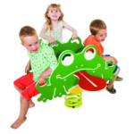 Jeu ressort 4 places enfants QUATRO GRENOUILLE