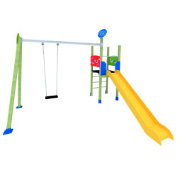 Tour de jeux avec portique GRANDE TOUR SPIRALE