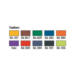 Banc urbain couleur ST DAVY