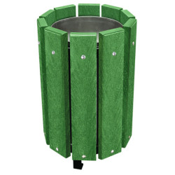 Corbeille urbaine plastique recyclé FAUCARIA