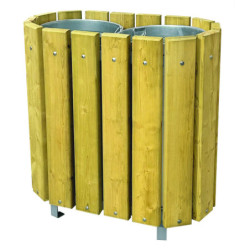 Corbeille urbaine PILOSELLE 2 FLUX