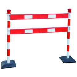Kit barrière chantier PVC