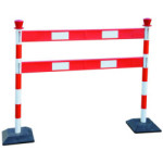 Kit barrière chantier PVC