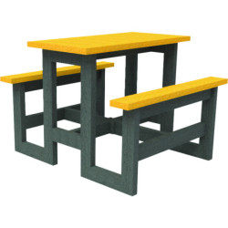 Table pique-nique recyclée Papyrus