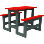 Table pique-nique recyclée Papyrus