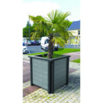 Jardinière en plastique recyclée JARDIPLAZZA