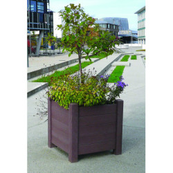 Jardinière en plastique recyclée JARDIAVENUE