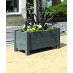 Jardinière en plastique recyclée JARDIAVENUE