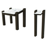 Table d'informations 2 et 4 pieds