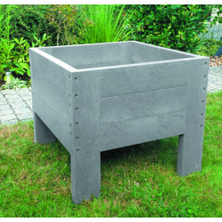 Jardinière recyclée MINI JARDIN sur pieds