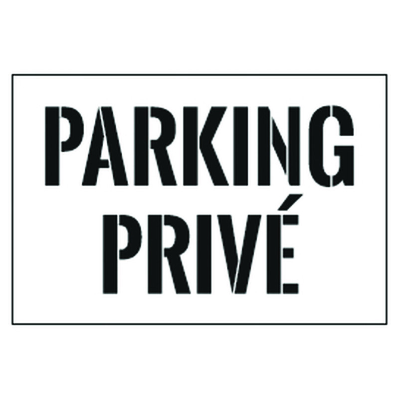 POCHOIRS de marquage au sol PVC