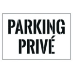 POCHOIRS de marquage au sol PVC