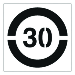 POCHOIRS de marquage au sol PVC