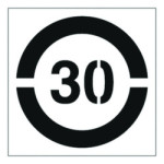 POCHOIRS de marquage au sol PVC