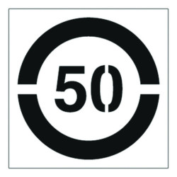 POCHOIRS de marquage au sol PVC