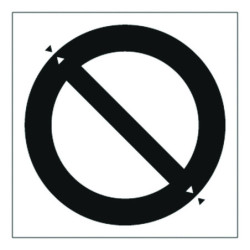 POCHOIRS de marquage au sol PVC