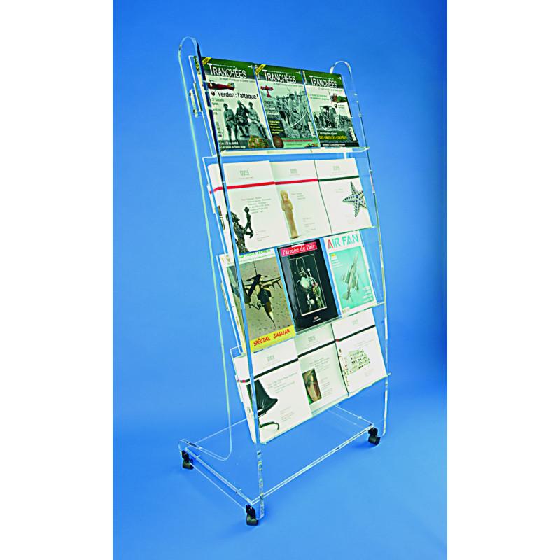 Présentoir à roulettes LUXO