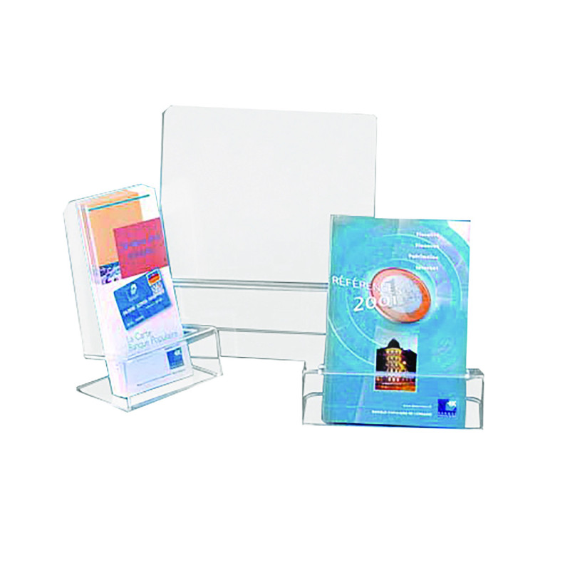 Lot de 4 présentoirs d'affichage LYS