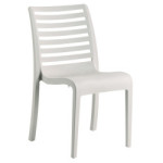 Chaise plastique empilable SOLANDRA