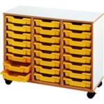 Meuble 24 petits bacs