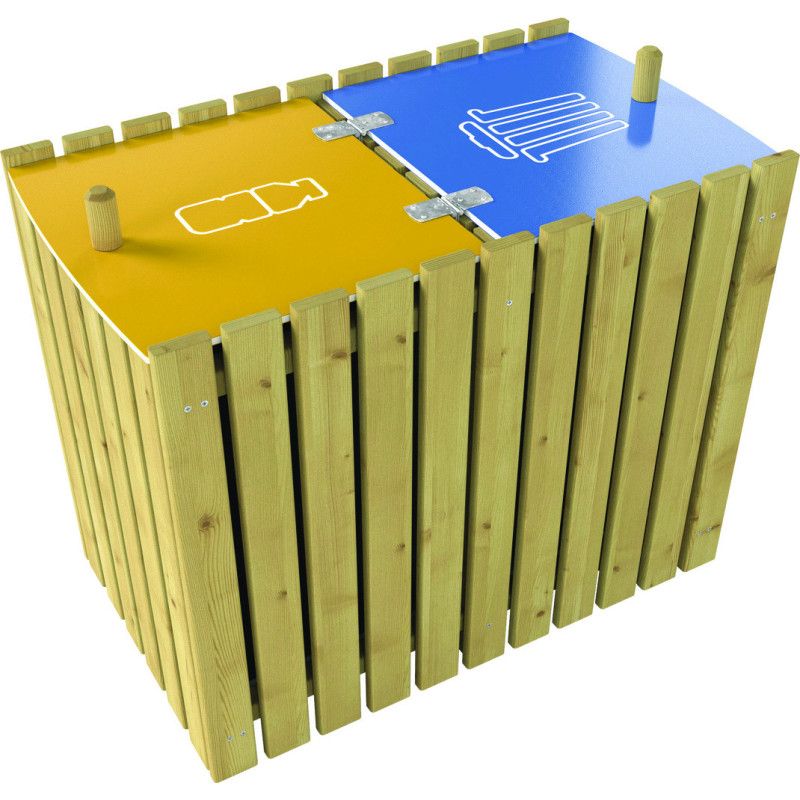 Corbeille de tri sélectif LENTISQUE