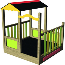 CABANE MARCHANDE pour aire de jeux