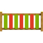 Clôture aire de jeux ECLAT