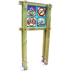 Panneau parc de jeux BOIS