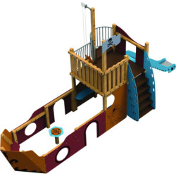 Structure multijeux parcs enfants PIRATES