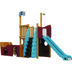 Structure multijeux parcs enfants PIRATES