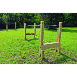 Jeu d'équilibre aire de jeux CORDE FLO