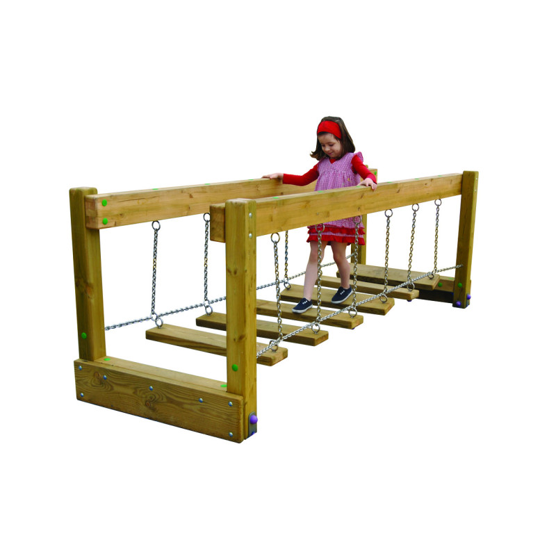 Jeu parcs enfants PASSERELLE RUSTIQUE