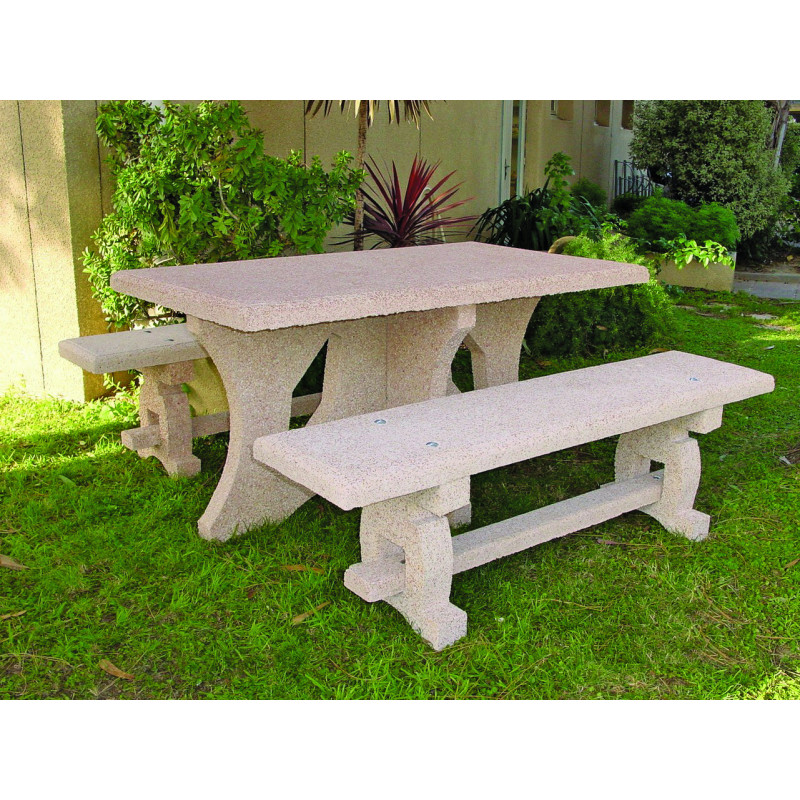 Table pique-nique béton ARMERIA