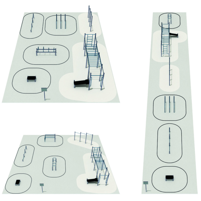 Pack 6 modules STREET WORKOUT