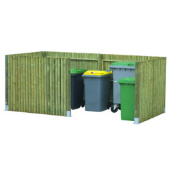 Cache conteneur en bois CANTABRIE