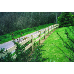 Clôture bois espaces publics ALPES