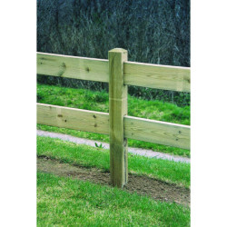 Clôture bois espaces publics ALPES