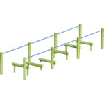 Passage d'obstacles 2 rampes