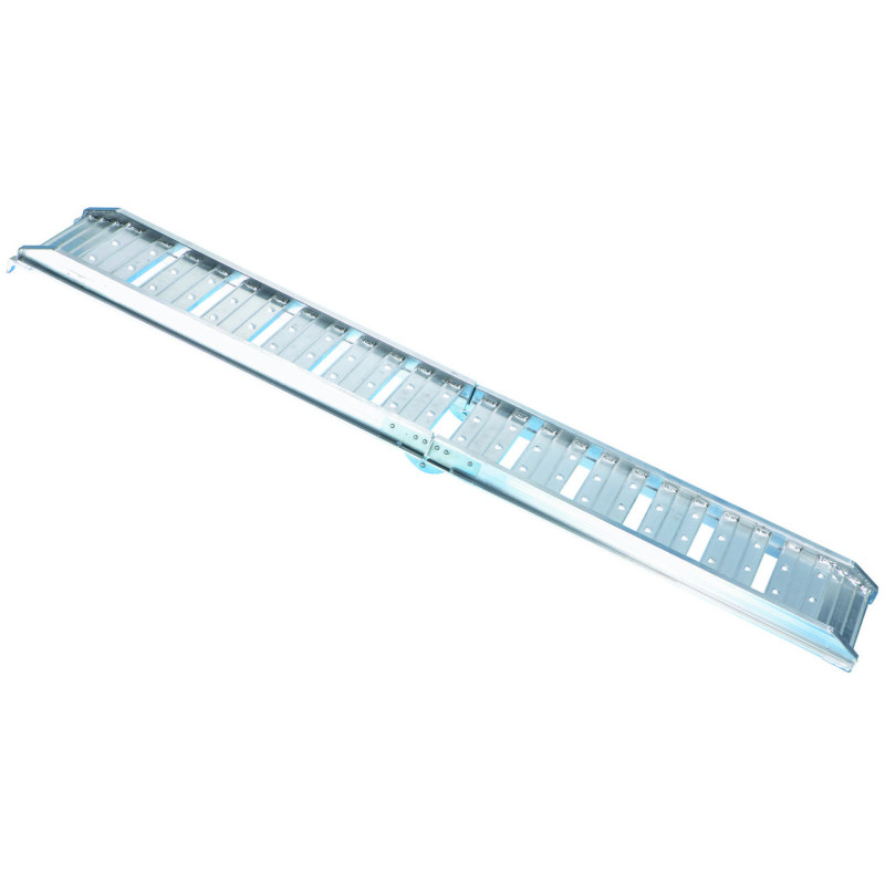 Rampe d'accessibilité aluminium lisse