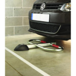 Arceau de parking avec pied central