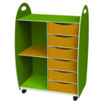 Meuble 2 cases + 6 tiroirs