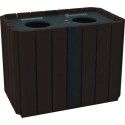 Corbeille publique de tri sélectif ALLIUM