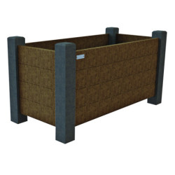 Jardinière en plastique recyclé JARDIORANGERIE