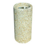 Option coupelle pour Cendrier en béton BALTAZAR