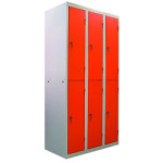 Vestiaire monobloc 2 niveaux