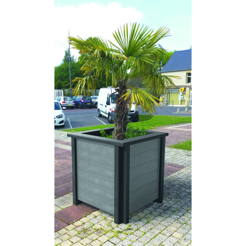 Jardinière en plastique recyclée JARDIPLAZZA