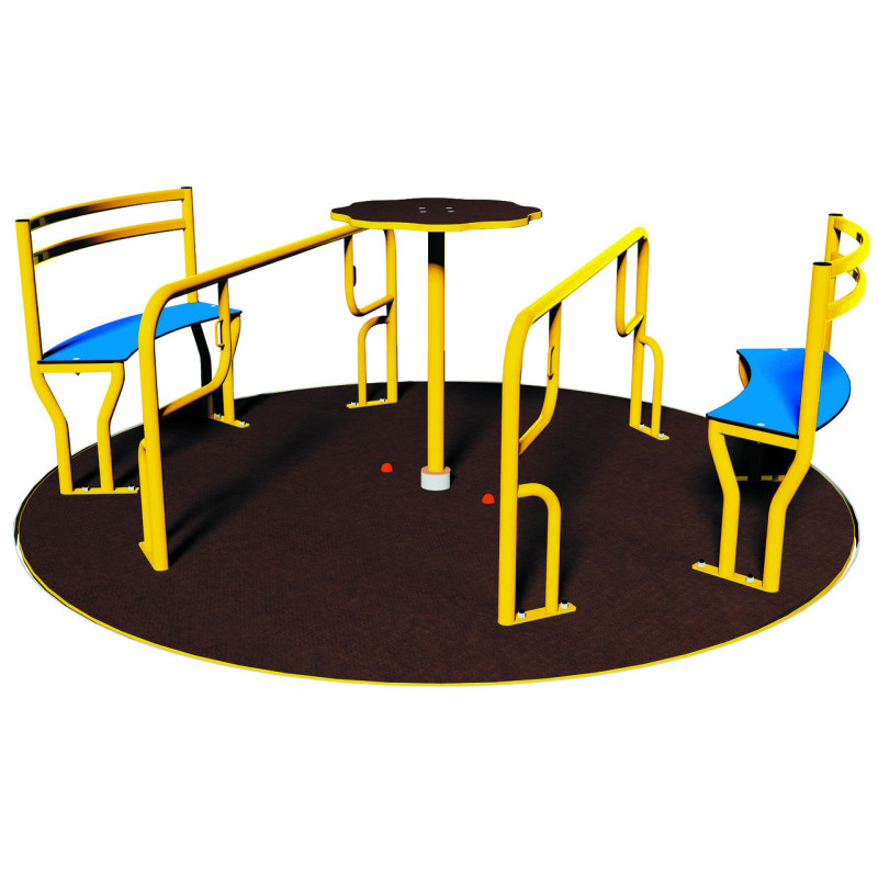Tourniquet enfant PMR CARROUSEL AVEC ASSISES