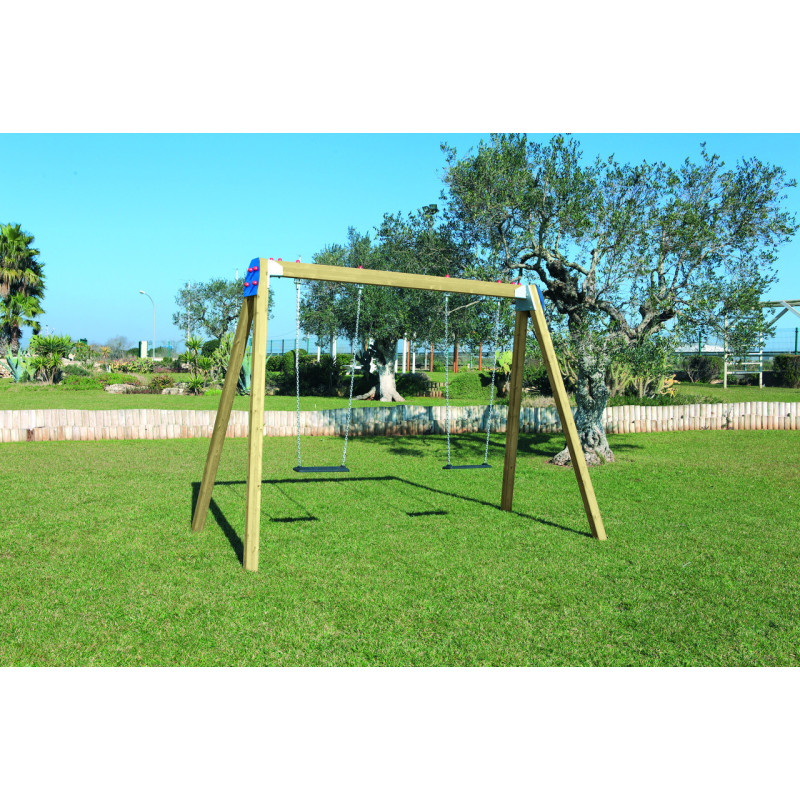 Portique balançoire bois SHERWOOD