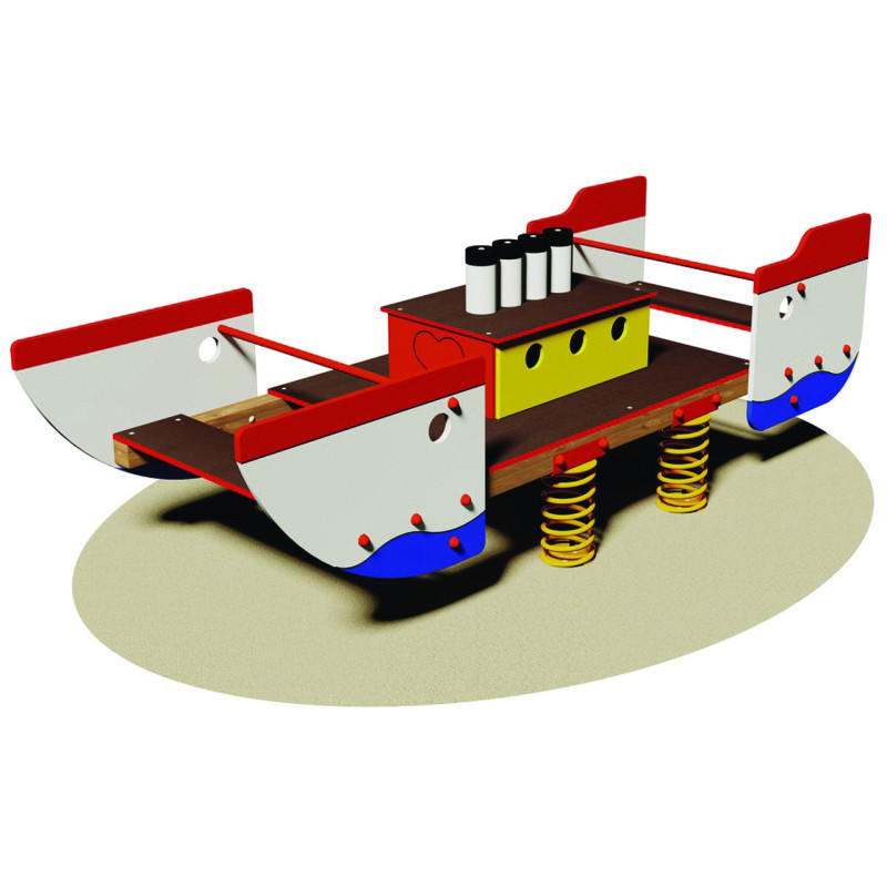 Structure multijeux sur ressort NAUTILUS