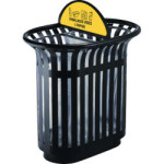 Option pour Poubelle de rue DORINE 2 FLUX